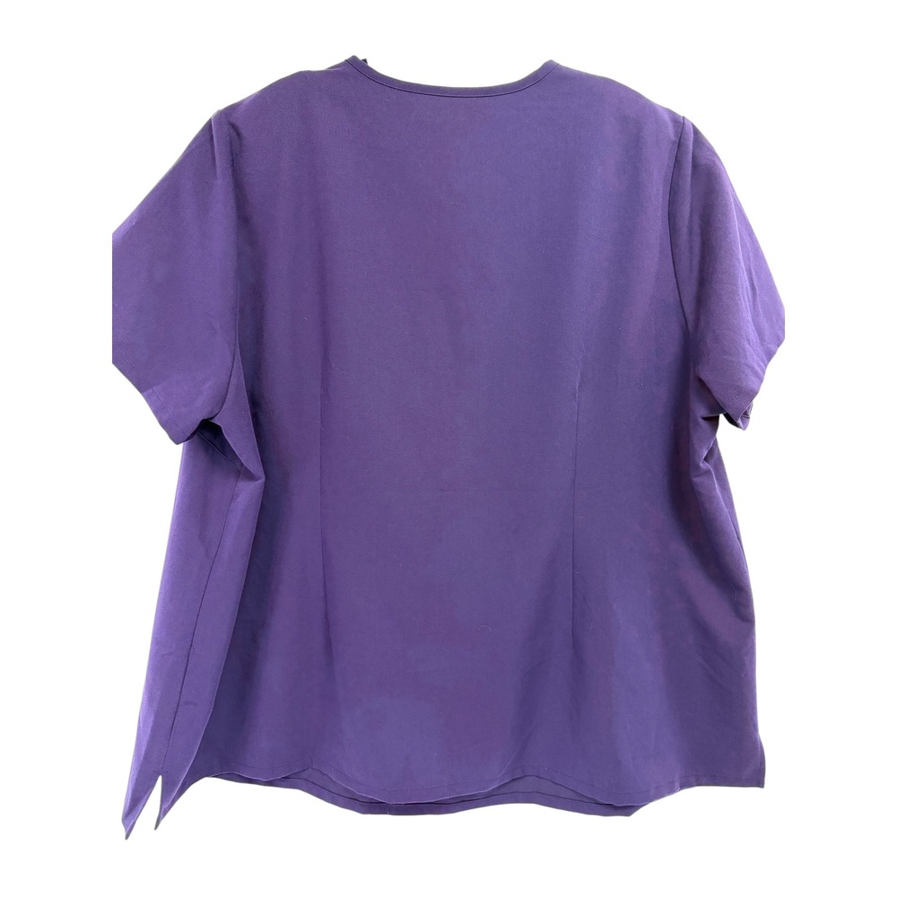 FIGS Catarina Sz 5XL One-Pocket Scrub Top Purple Technical Collection (C20) - Picture 4 of 6